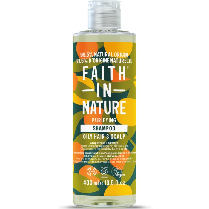 Faith in Nature Shampoo Grapefruit & Orange 400 ml, bild 2