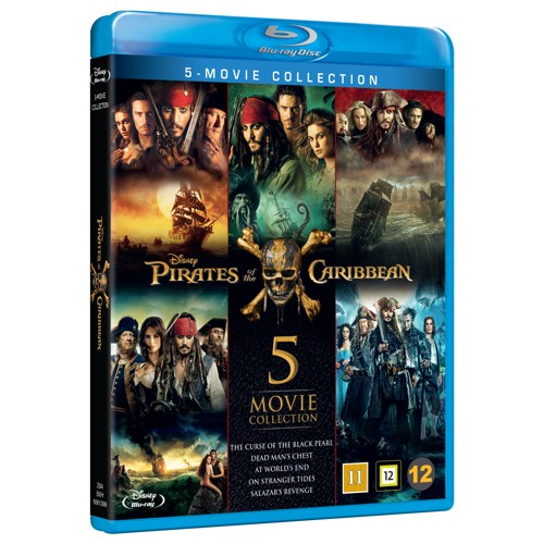 Pirates of the Caribbean 5-Movie Collection (Blu-ray)