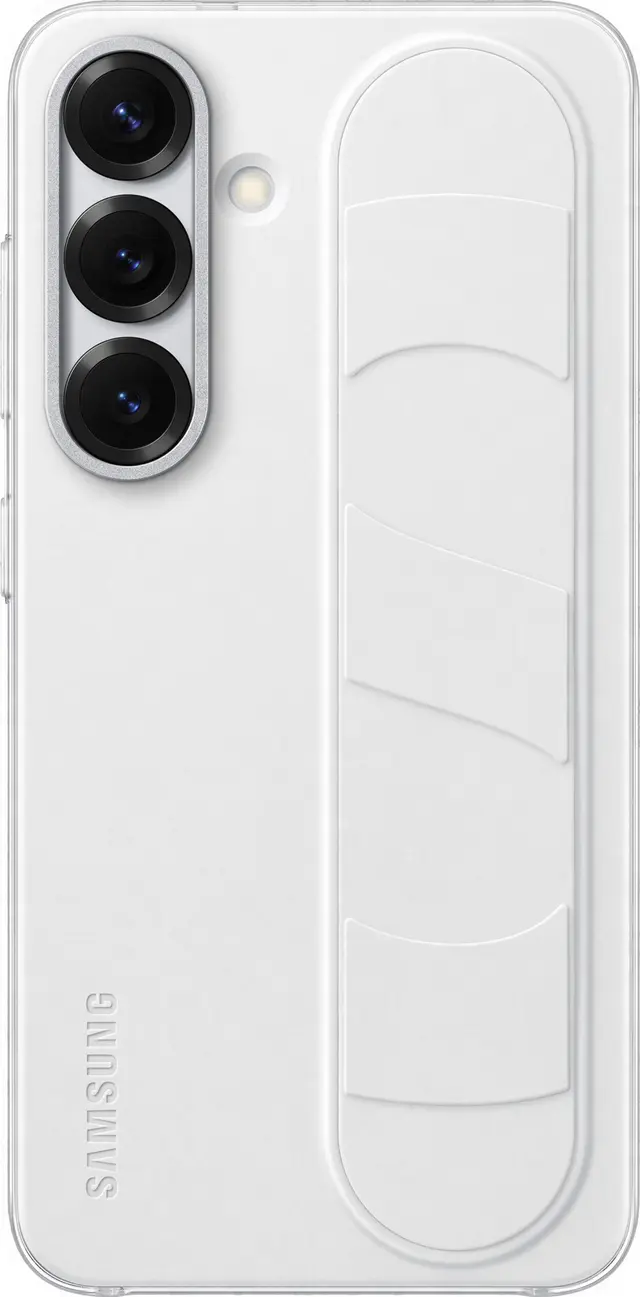 Samsung Galaxy S25 Standing Grip skal, vit
