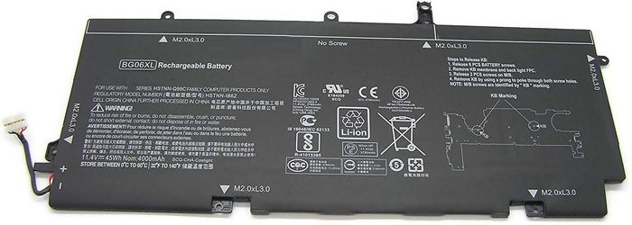 CoreParts 45Wh, 6 Cell, Li-Pol, 11.4V, 3.9Ah