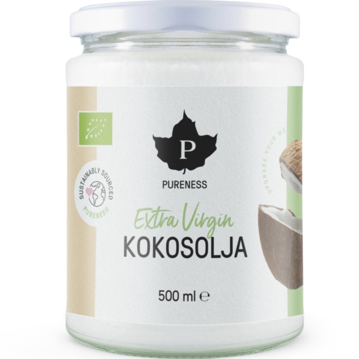 Pureness Jungfru kokosolja Eko 500 ml