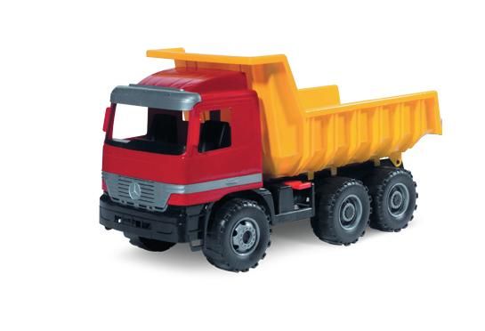 Lena GIGA TRUCKS Dump Truck Actros, Modelldumper, Dump truck, 3 År, Plast, Röd, Gul
