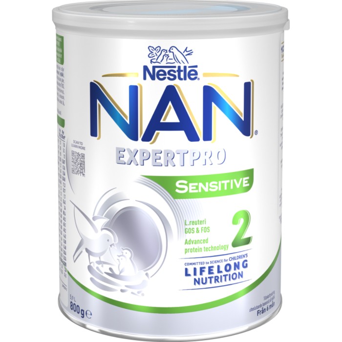 Nestlé NAN ExpertPro Sensitive 2 tillskottsnäring 800 g