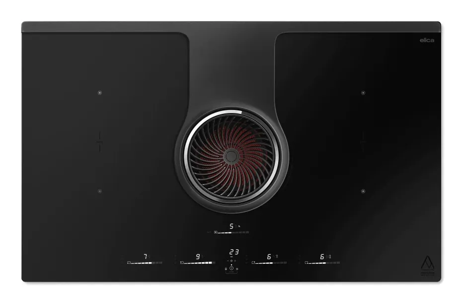 Elica NIKOLATESLA ONE HP RAW BR/A/83 induktionshäll med fläkt 83 cm 4 zoner