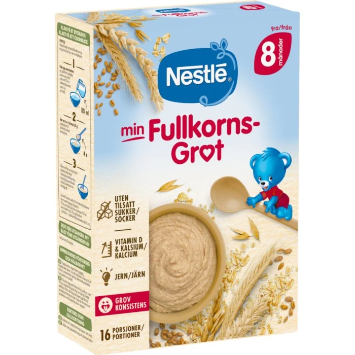Nestlé Min Fullkornsgröt 8M 410 g