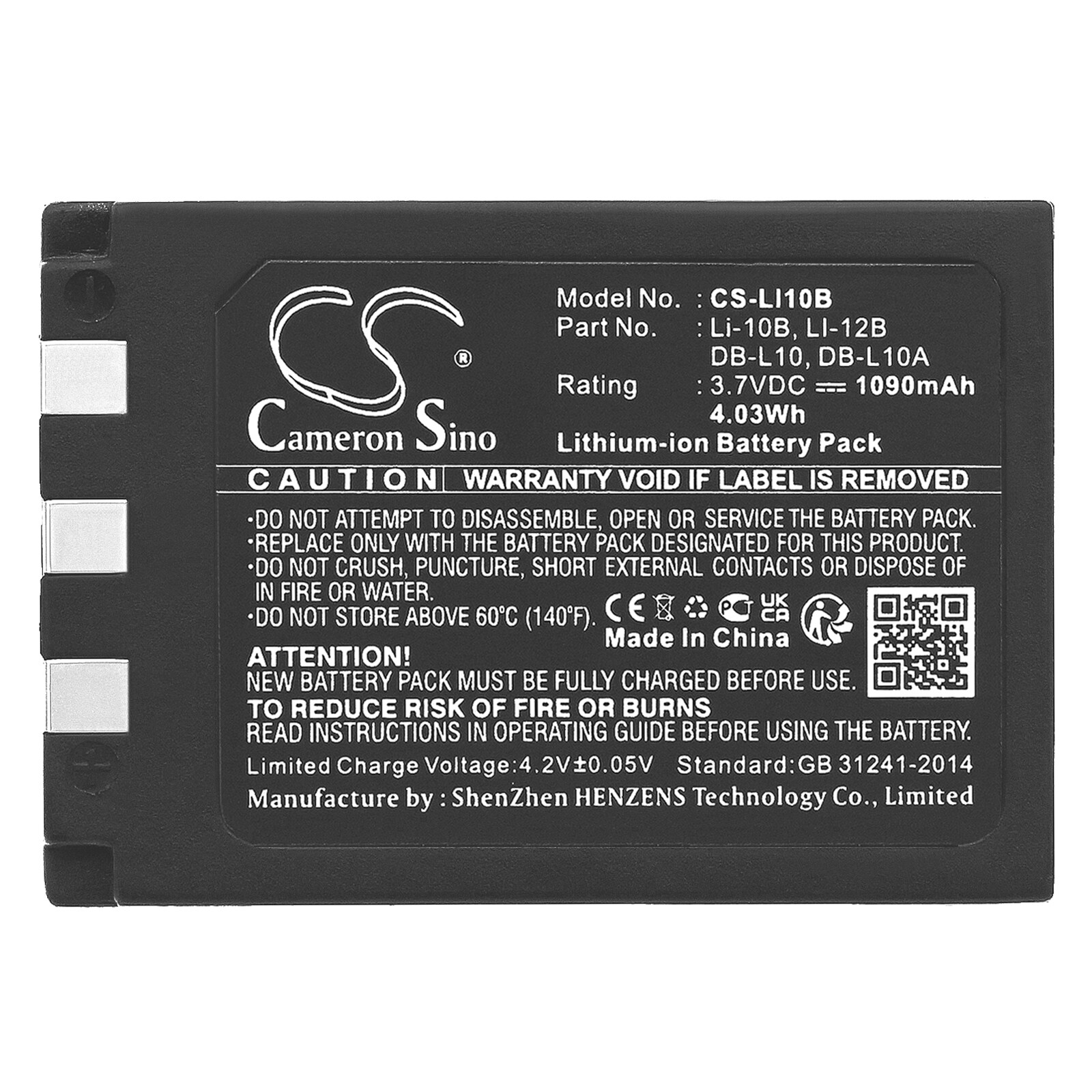 Batteri till Kamera för Sanyo Xact DSC-J1, Xacti DSC-AZ3, Xacti DSC-J2 m.fl., bild 5