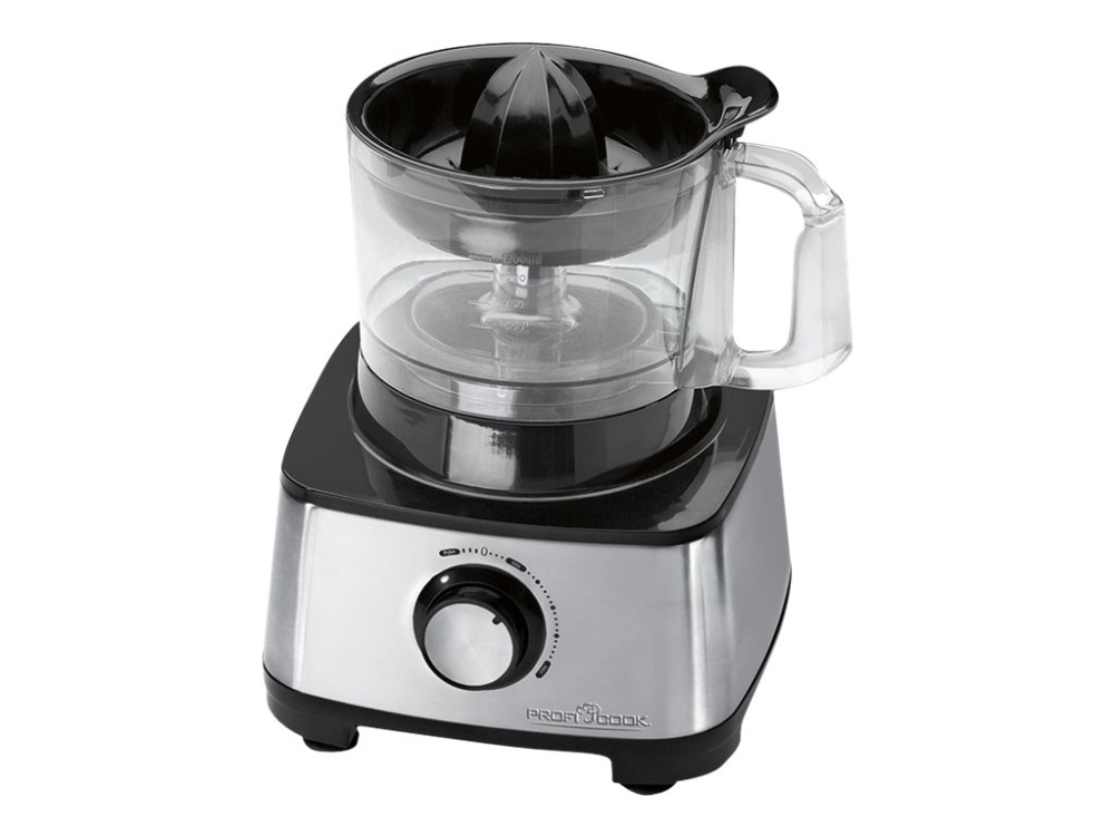 ProfiCook PC-KM 1063 - Matberedare - 1200 W - rostfritt stål/svart