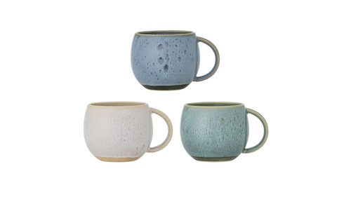 Bloomingville – Harriet mugg – set om 3 – blå, bild 3