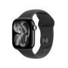 Apple Watch Series 11 GPS 42 mm gagatsvart aluminum, svart sportband - S/M