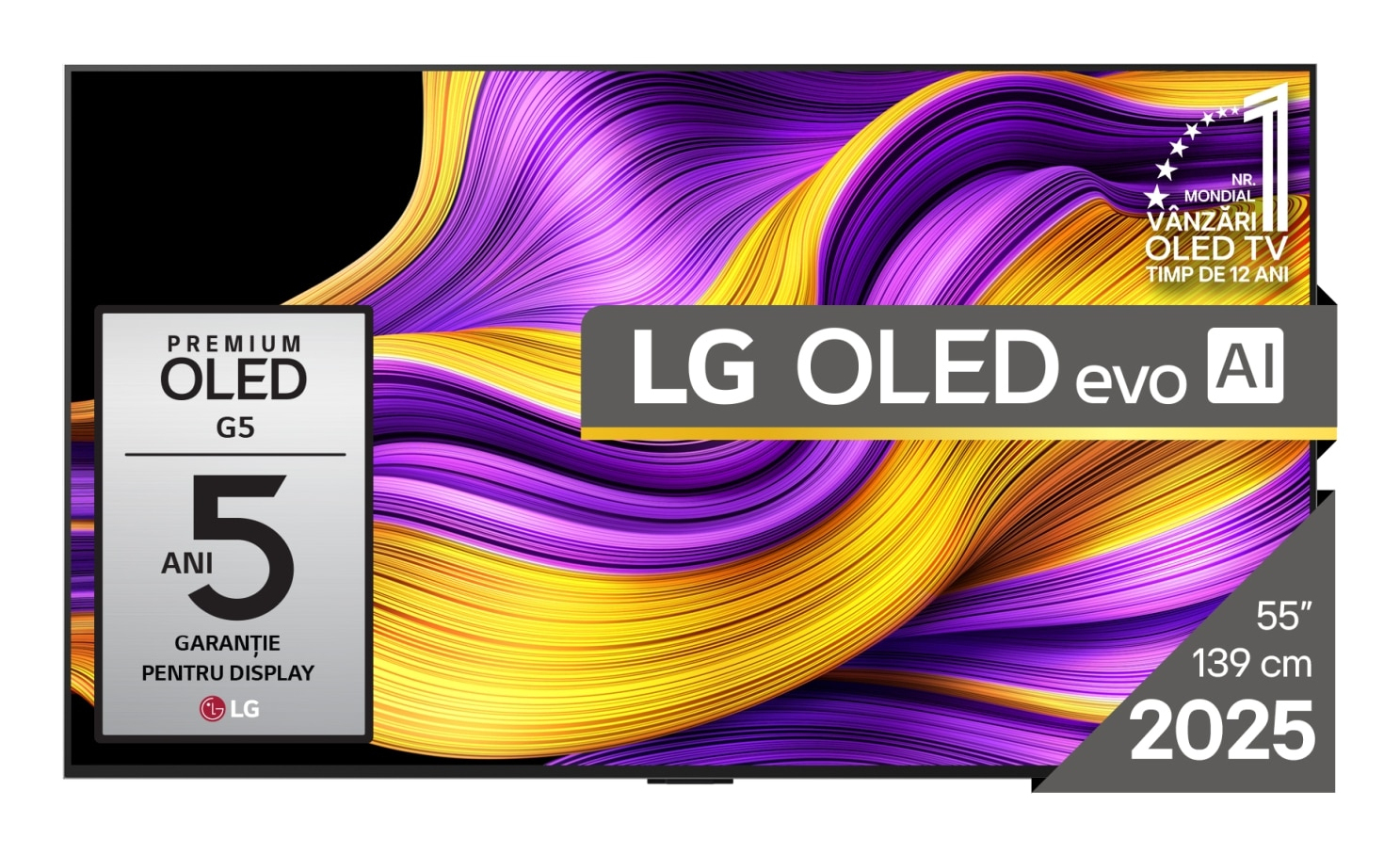 55" LG OLED55G51LW Smart-TV, UHD/4K, 120Hz G-Sync, WebOS, bild 2