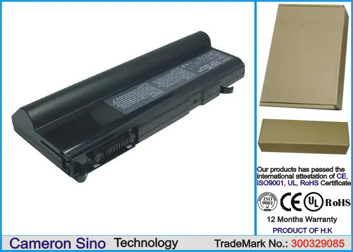 Batteri till Bärbar dator, laptop för Toshiba Dynabook TX, Satellite U205-S5034 m.fl.