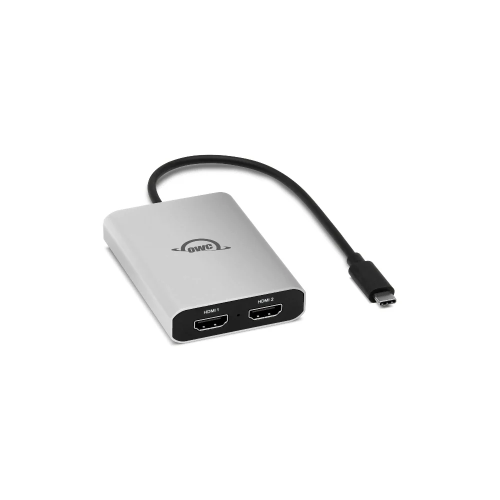 OWC USB-C Dual HDMI 4K Display Adapter med DisplayLink