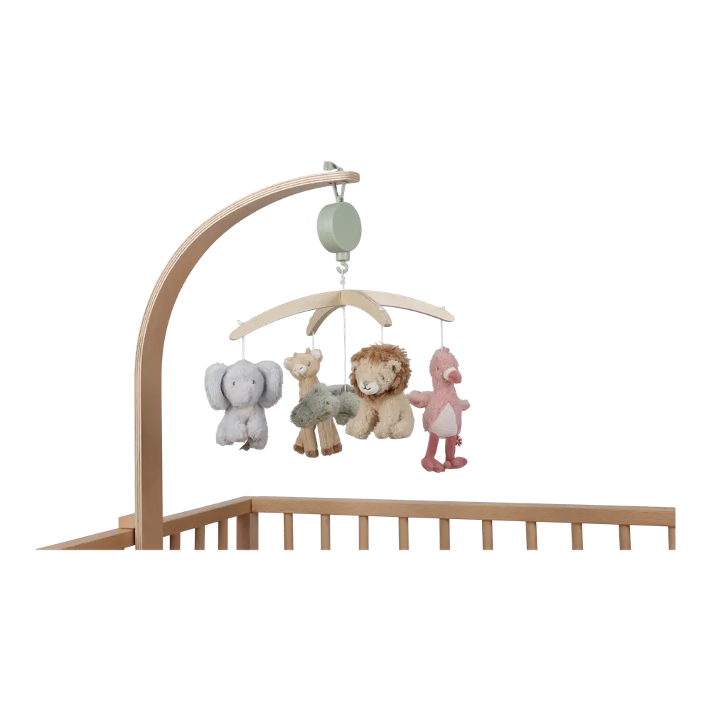Little Dutch - Wooden music mobile - Safari Friends (LD8300)