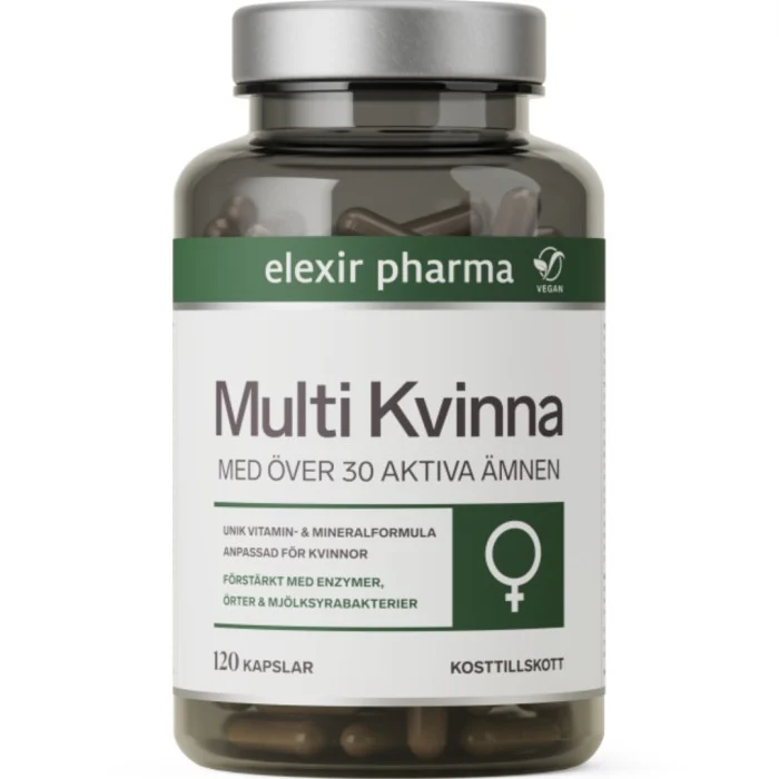 Elexir Pharma Multi Kvinna 120 kapslar