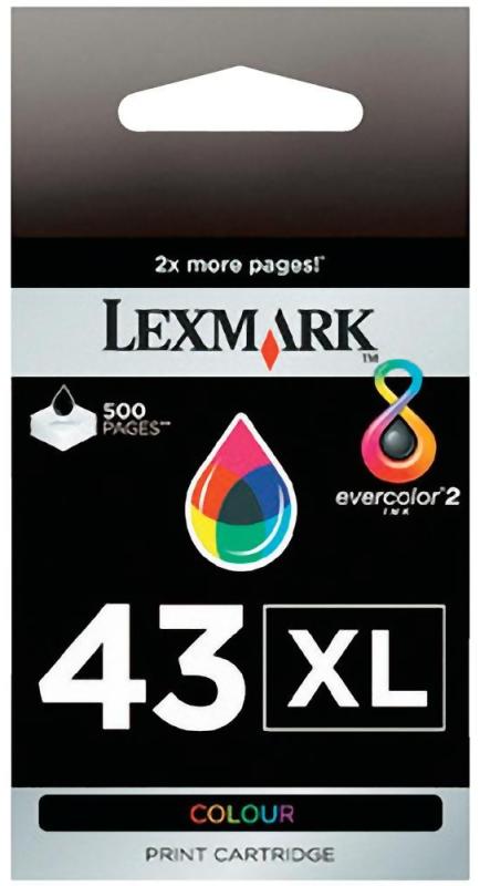 Lexmark Nr 43 XL färgpatron