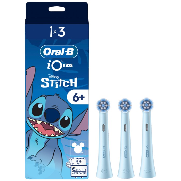 Oral-B iO Kids Stitch borsthuvuden, 3-pack
