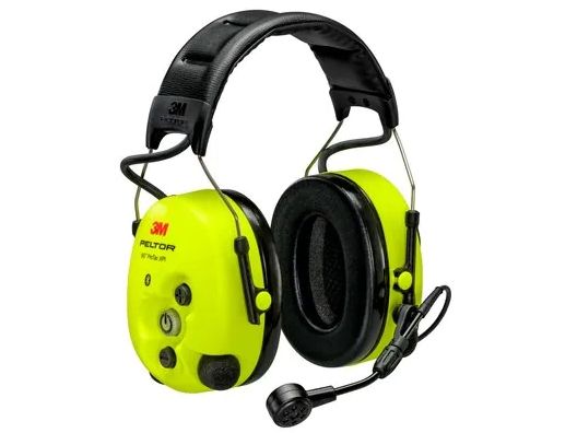 3M ProTac XPI, Trådlös, Luftfart/flygtrafikledning, 375 g, Headset, Gul