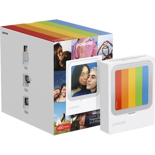 Polaroid Hi-Print 3x3 fickfotoskrivare, 60 ark ingår