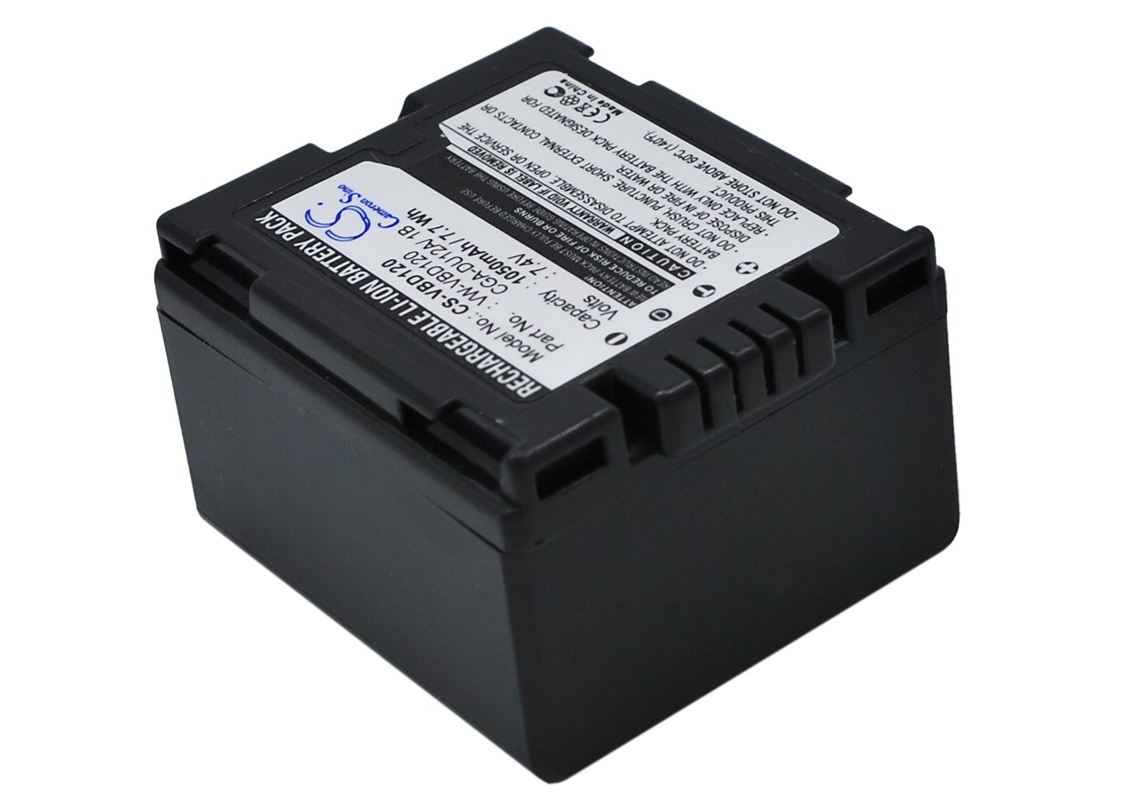 Batteri till Kamera för Panasonic NV-GS10, NV-GS10B, NV-GS10EG m.fl., bild 4