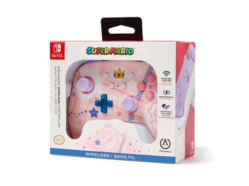 PowerA Enhanced Wireless Controller for Nintendo Switch​ Princess Peach Plaid, bild 2