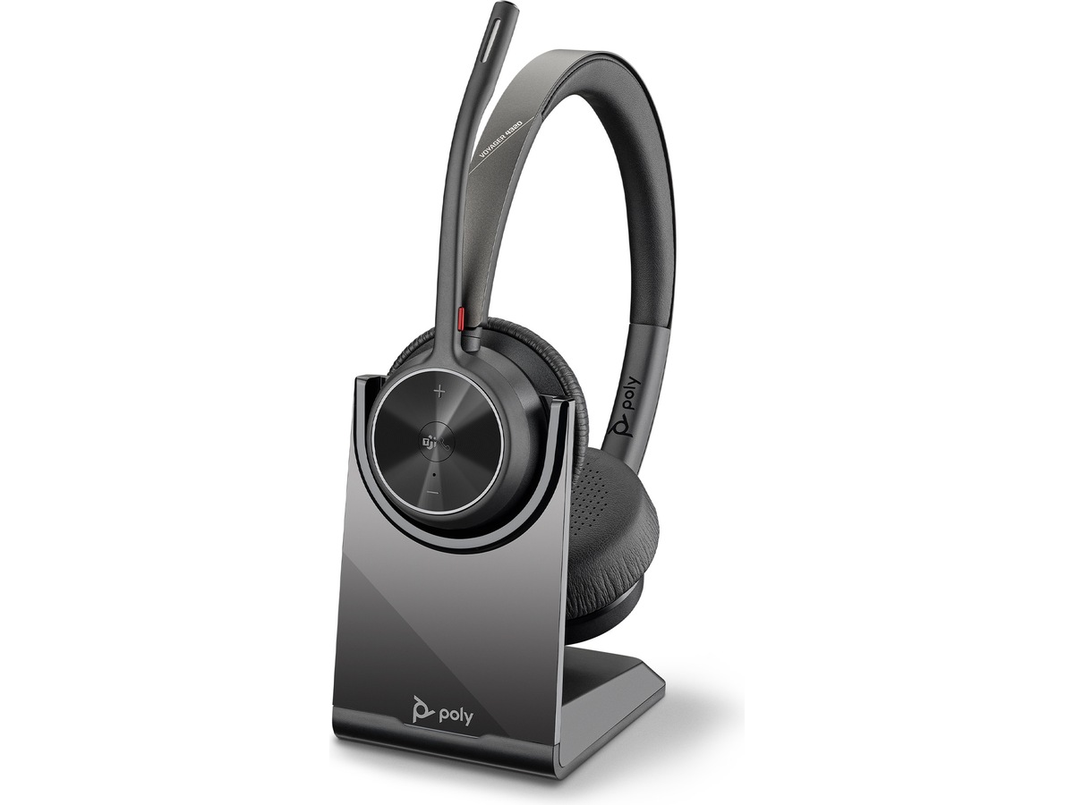 HP Poly Voyager 4320-M USB-C headset (inkl. BT700-dongel och laddningsställ)