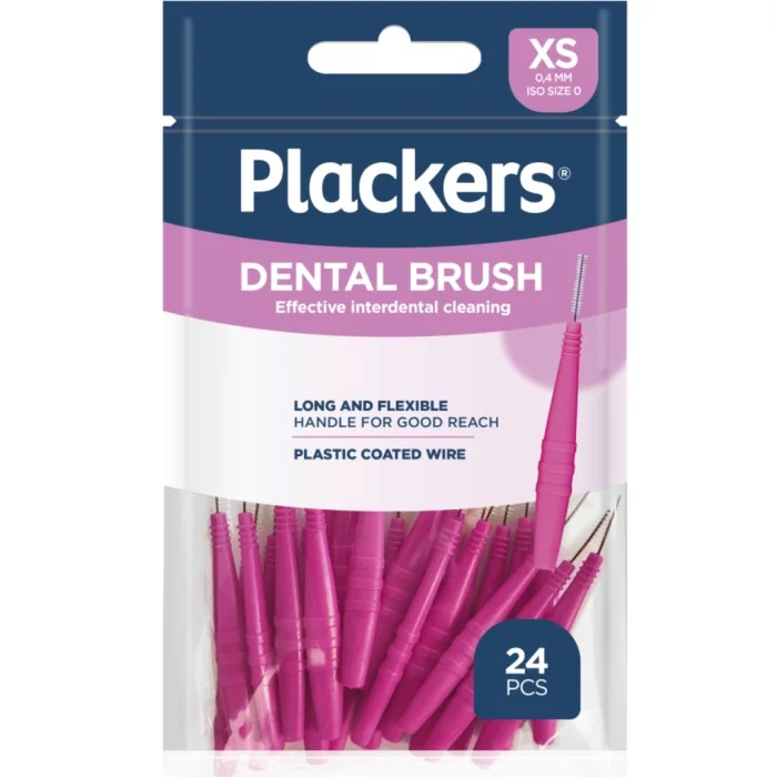 Plackers Dental Brush XS 0,4 mm 24 st