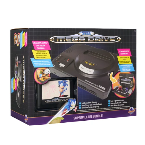 Console Heroes Sega Mega Drive Console Boss Level and Sonic 1 Diorama, bild 2