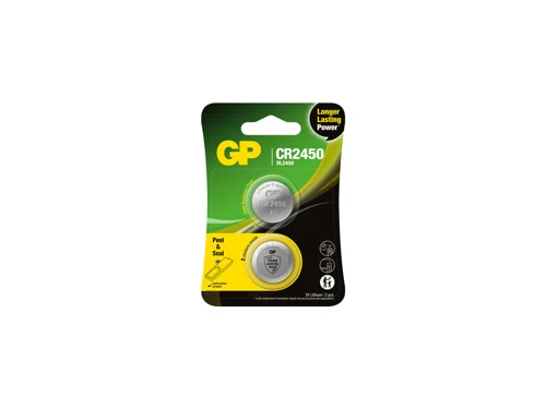 GP Litiumbatteri Knappcell CR2450, 3V, 2-pack, bild 2