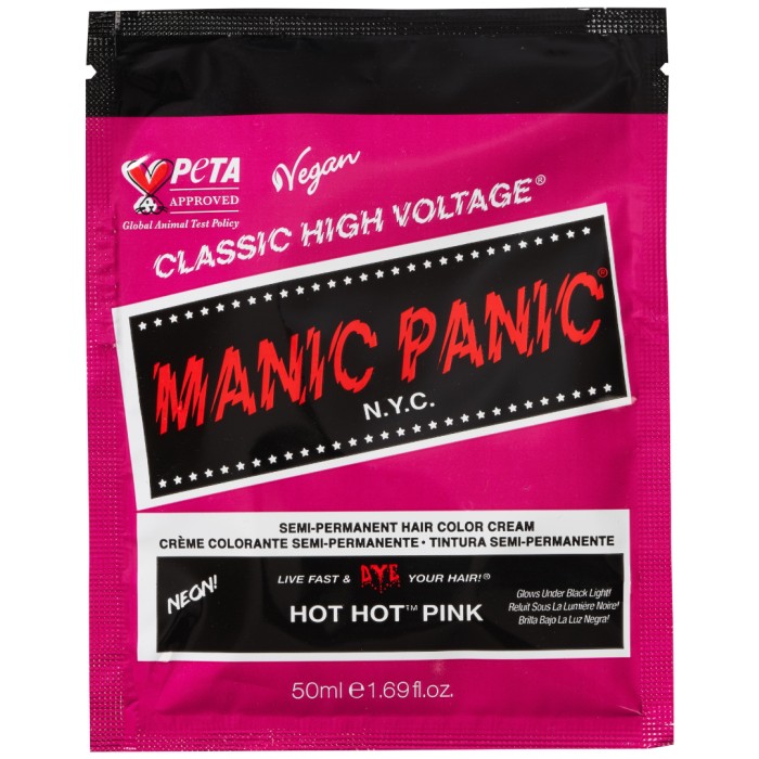 Manic Panic® N.Y.C. Classic High Voltage® Hot Hot™ Pink Sachet 50ml