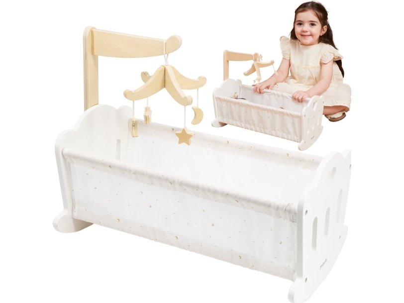 Viga Toys dockvagga i trä