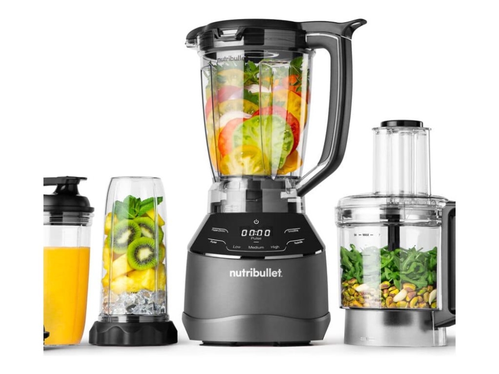 NutriBullet NBF580B Triple Prep System - Matberedare - 7 kopp - 1500 W - svart