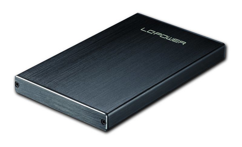 LC Power LC-25U3-Becrux-C1 - Förvaringslåda - 2.5 - SATA 6Gb/s - USB 3.1 (Gen 2) - svart