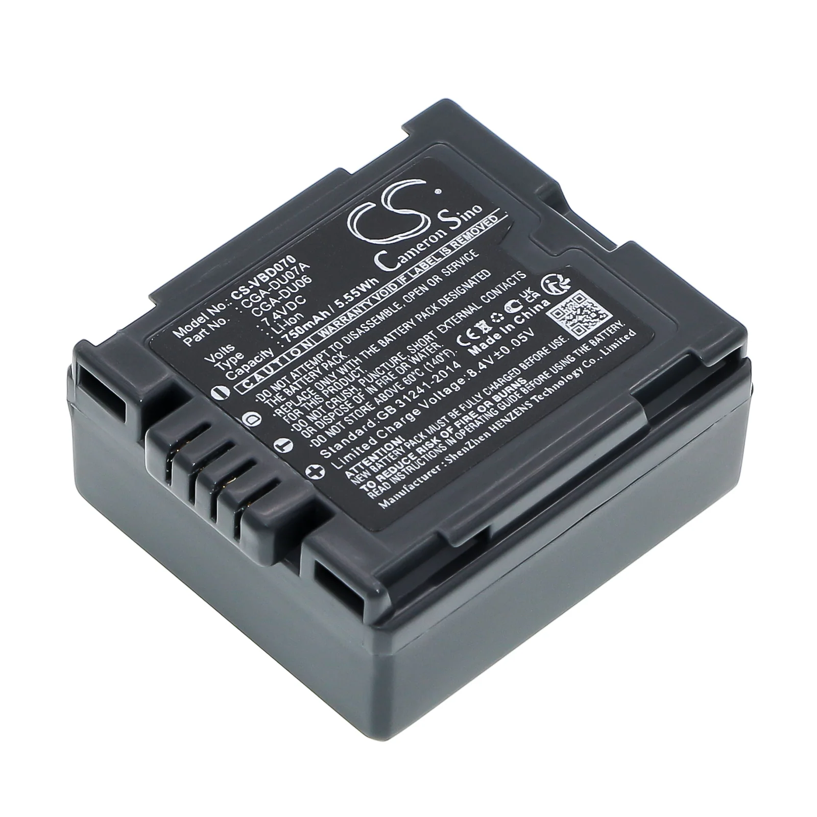 Batteri till Kamera för HITACHI DZ-MV730A, DZ-MV580A, DZ-M8000V6 m.fl., bild 3