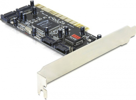 DeLOCK kontrollerkort 4xSATA, RAID 0,1,0+1, JBOD, PCI, bild 3