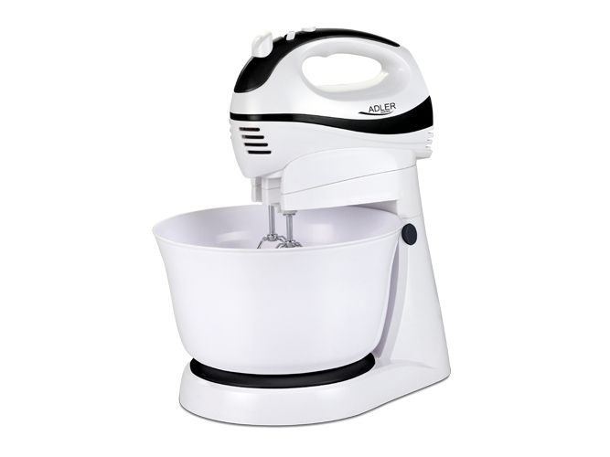 Adler AD 4206, Stativmixer, Svart, Vit, Mixning, Plast, 300 W, 2,2 kg