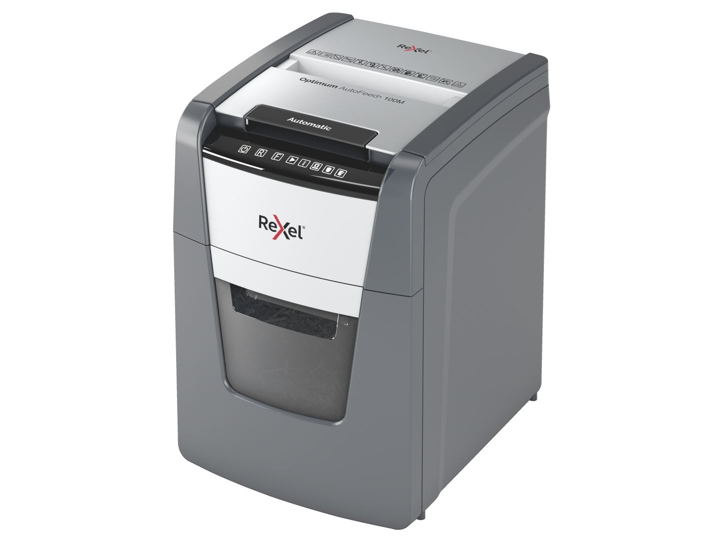 Makulator Rexel Optimum AutoFeed+ 100M mikromakulering 2x15 mm (P-5)