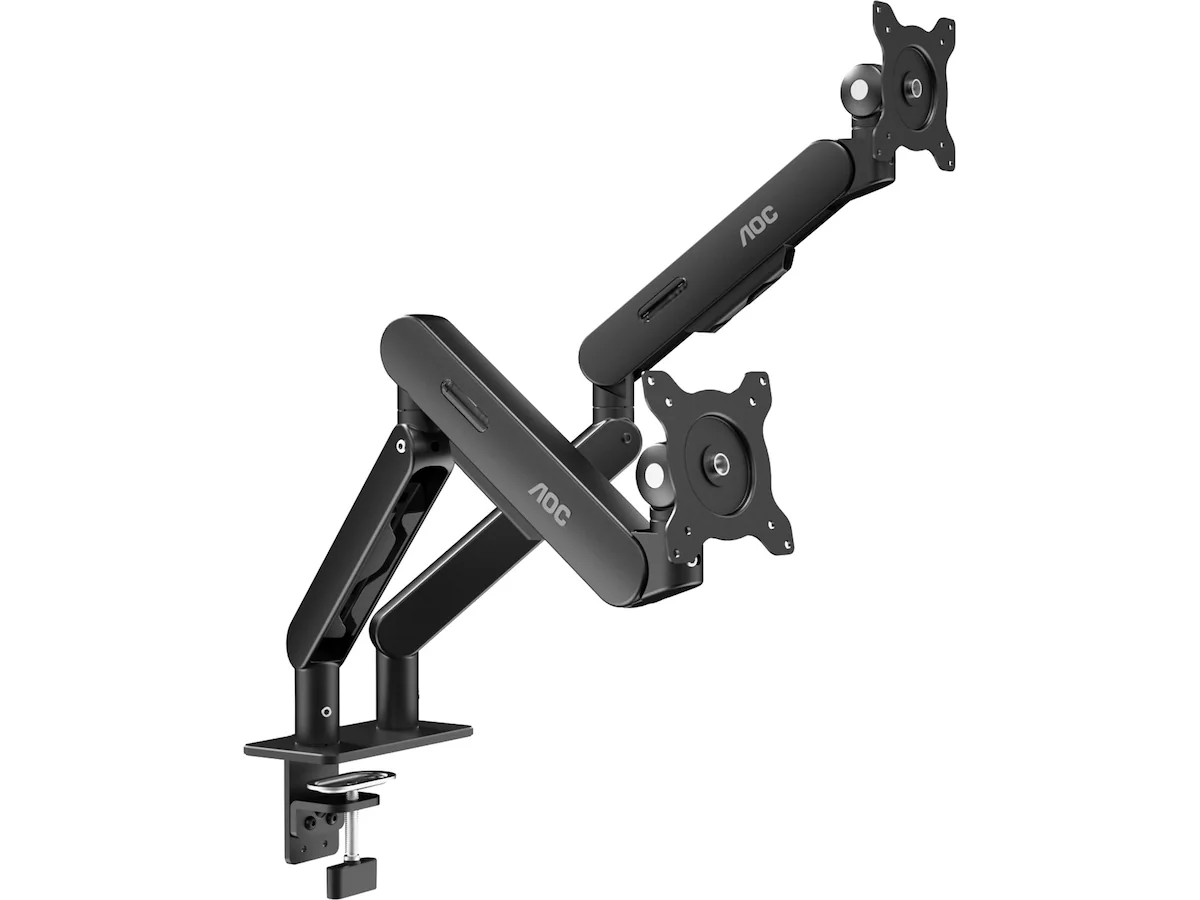 AOC AM420 Dual Monitor Arm Svart, bild 2