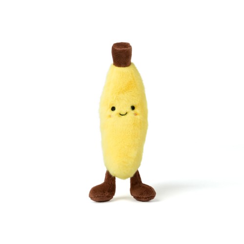 Teddykompaniet - Teddy Fruits - Banana, 14 cm (TK4423)