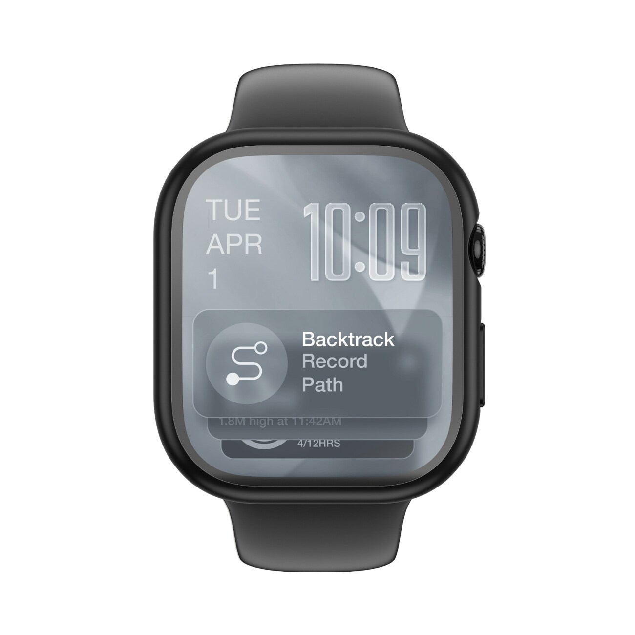 AmazingThing Radix glasskärmskydd med fodral för Apple Watch Series 11 42mm - Svart, bild 2