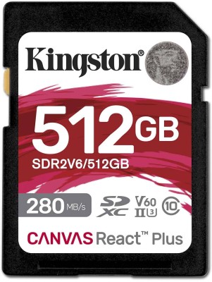 Kingston Canvas React Plus V60 SD 512GB