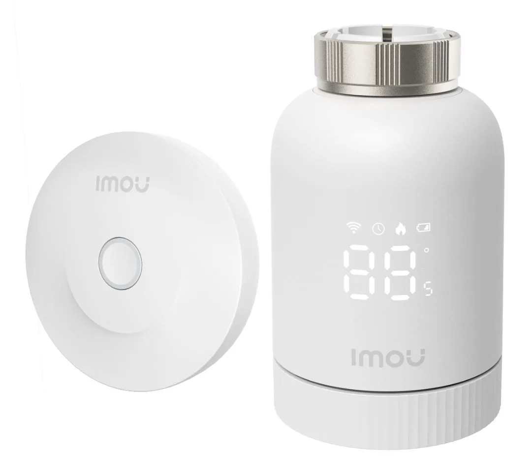 Imou TRV1 smart radiatortermostatkit med gateway, ZigBee, vit