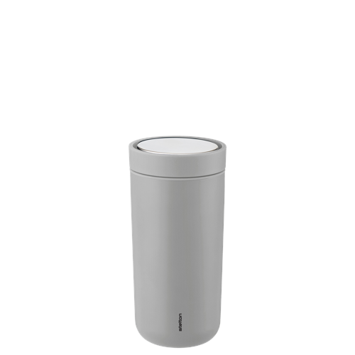 Stelton - To-Go Click Termosmugg - 0,4 L (Ljusgrå)