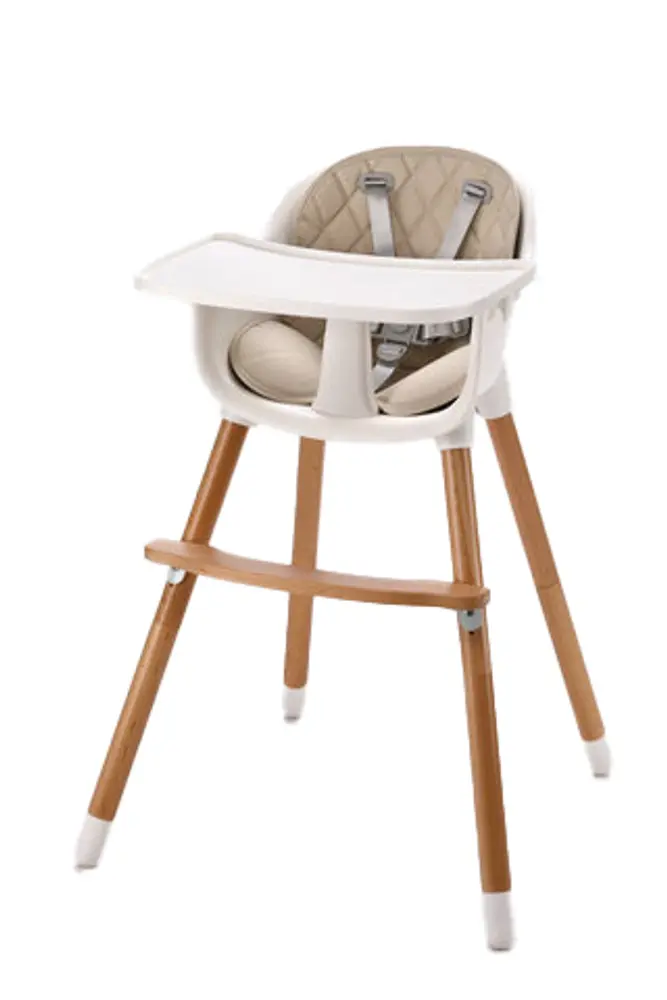 BeKids Matstol 2-i-1 - Beige
