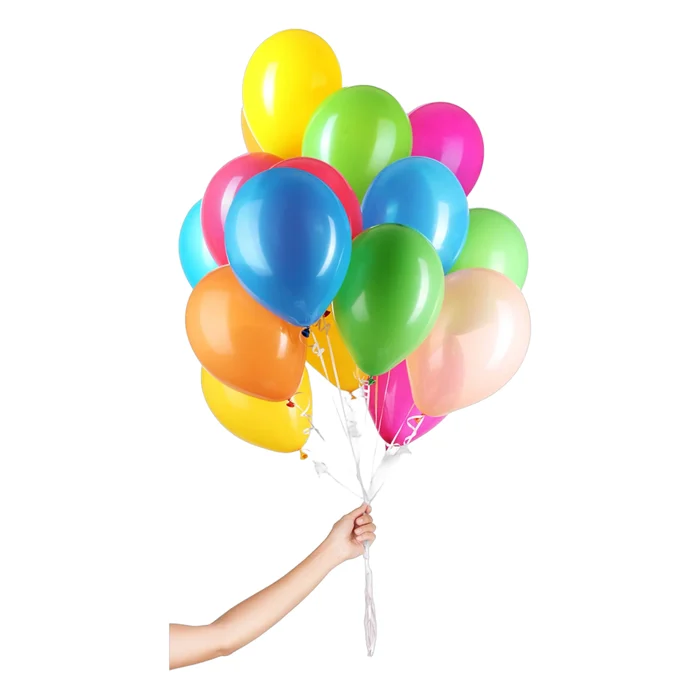 Ballonger i mixade färger 50-pack