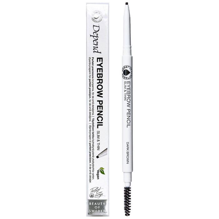 Depend Perfect Eye Eyebrow Pencil Slim & Thin Dark Brown