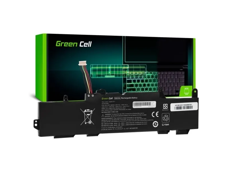 Green Cell HP189 batteri 4100 mAh för HP EliteBook 735/830/840 G5/G6