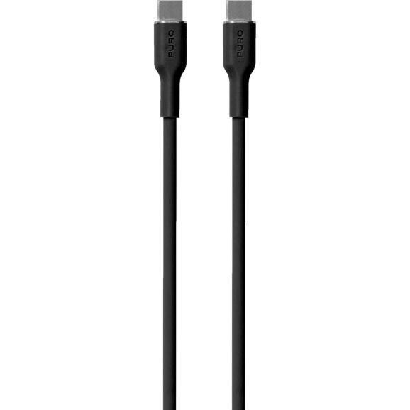 PURO PUUSBCUSBCICONBLK, 1,5 m, USB C, USB C, Sort, bild 2