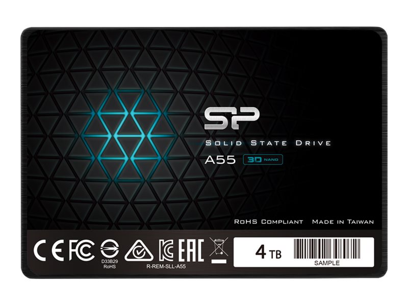 Silicon Power A55 SP004TBSS3A55S25 SSD 4 TB 2,5 SATA 6Gb/s 500/450 MB/s