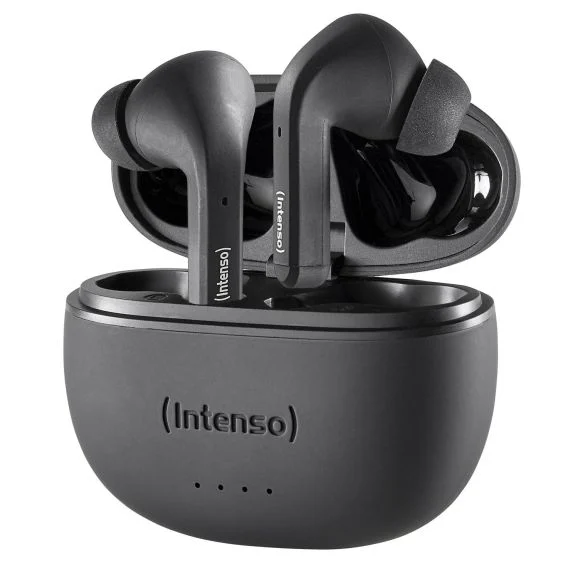 Intenso T302A - True wireless-hörlurar med mikrofon - inuti örat - Bluetooth - aktiv brusradering - svart, bild 2