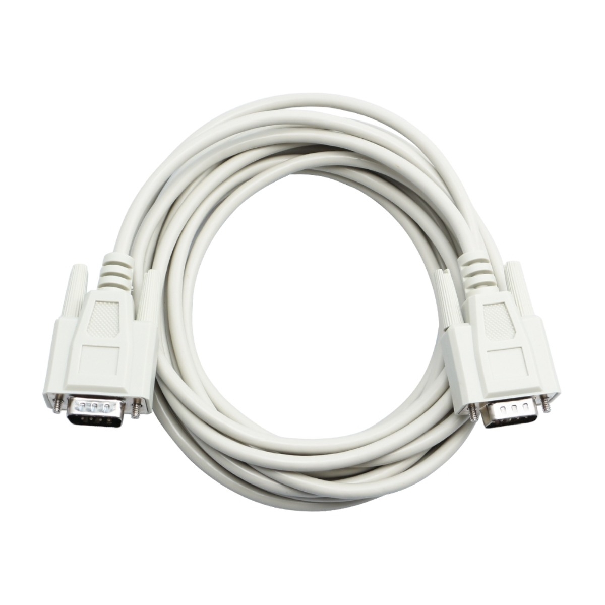 Eletra RS232 DB9 hane 2M kabel, grå